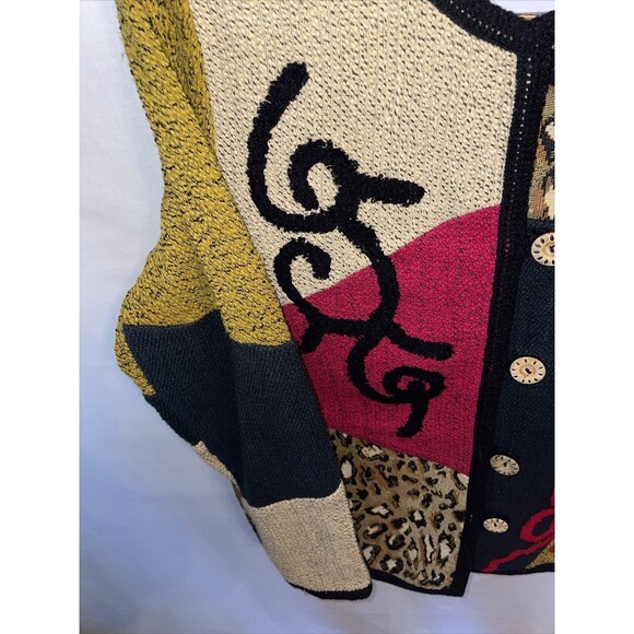 Alex Kim Artistic Shacket Women's Size Medium Multicolor Long Sleeve Button Up - Picture 6 of 12